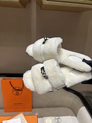 Hermes Fur slippers 02 - 3