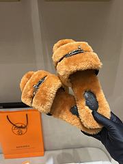 Hermes Fur slippers 01 - 5