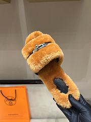 Hermes Fur slippers 01 - 3