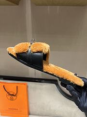 Hermes Fur slippers 01 - 2