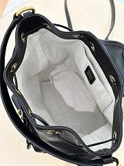 Miumiu Medium Leather Backpack In Black - 2