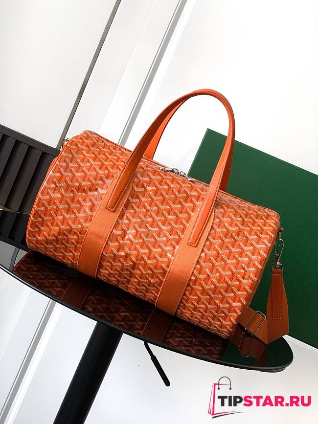 Goyard Barrel 40 Sports Bag In Orange - 1