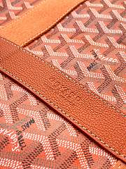 Goyard Barrel 40 Sports Bag In Orange - 6