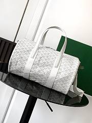 Goyard Barrel 40 Sports Bag In White - 1