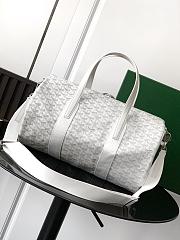Goyard Barrel 40 Sports Bag In White - 2