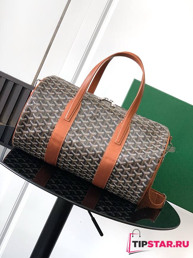 Goyard Barrel 40 Sports Bag In Tan - 1