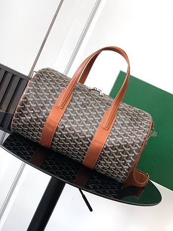Goyard Barrel 40 Sports Bag In Tan