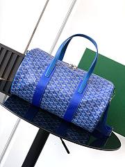 Goyard Barrel 40 Sports Bag In Blue - 1