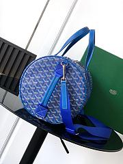 Goyard Barrel 40 Sports Bag In Blue - 6