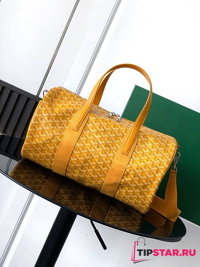 Goyard Barrel 40 Sports Bag In Yellow - 1