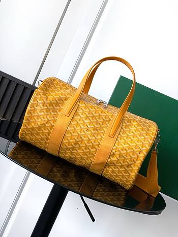 Goyard Barrel 40 Sports Bag In Yellow