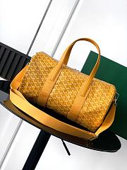 Goyard Barrel 40 Sports Bag In Yellow - 6