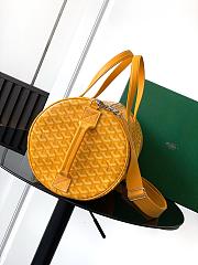 Goyard Barrel 40 Sports Bag In Yellow - 4