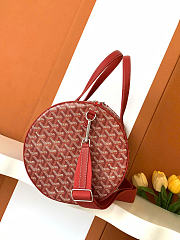 Goyard Barrel 40 Sports Bag In Red - 6
