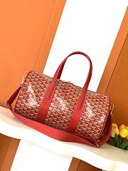 Goyard Barrel 40 Sports Bag In Red - 5