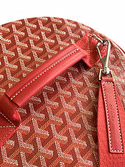 Goyard Barrel 40 Sports Bag In Red - 4