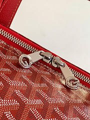 Goyard Barrel 40 Sports Bag In Red - 3