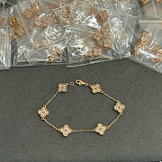 Van Cleef & Arpels Vintage Alhambra Bracelet In Gold - 6