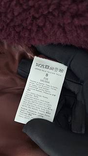 Max Mara Teddy Bear Coat Burgundy - 3