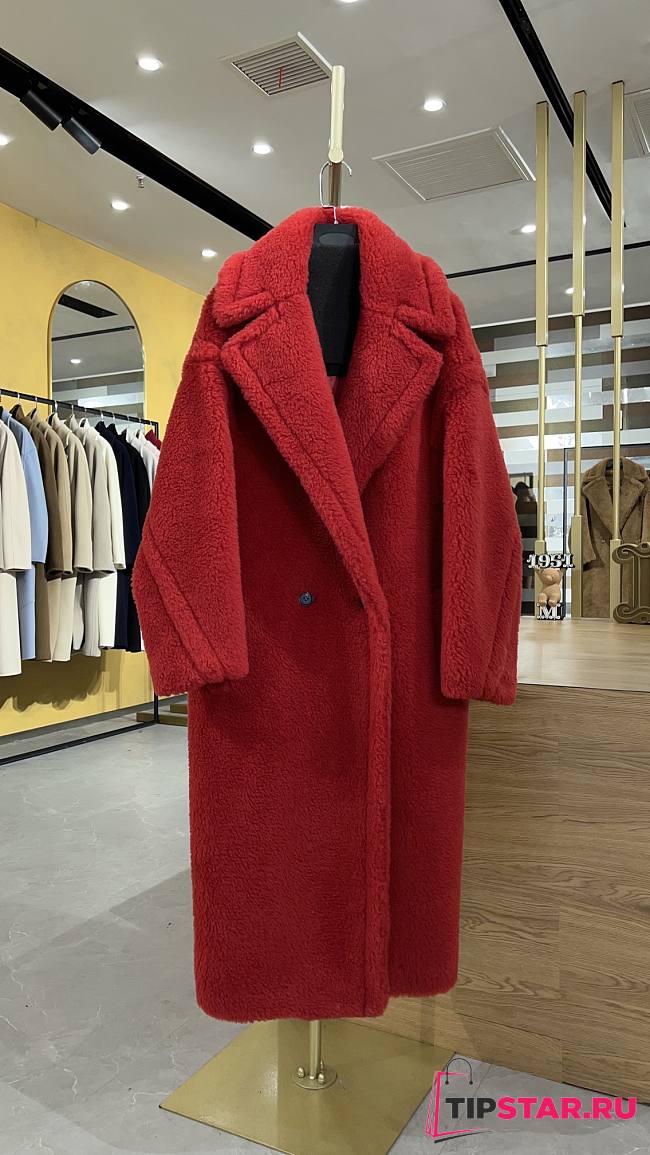 Max Mara Teddy Bear Coat Rouge red - 1
