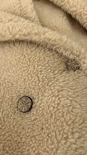 Max Mara Teddy Bear Coat Champagne color - 6