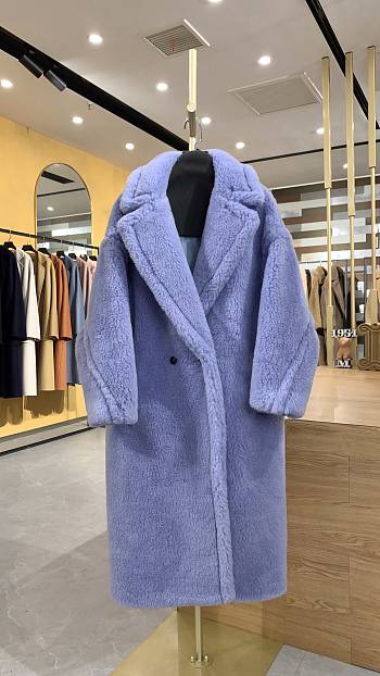 Max Mara Teddy Bear Coat Dreamy Sweet Purple