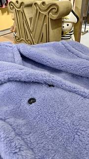 Max Mara Teddy Bear Coat Dreamy Sweet Purple - 4