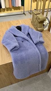 Max Mara Teddy Bear Coat Dreamy Sweet Purple - 2