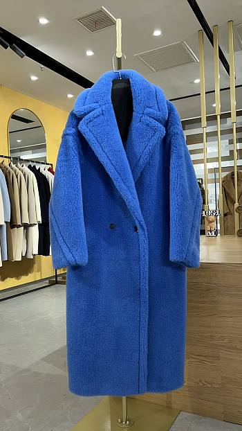 Max Mara Teddy Bear Coat Royal blue