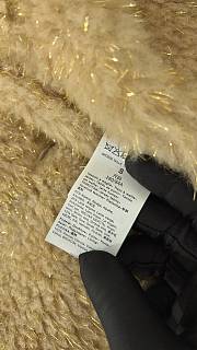Max Mara Teddy Bear Coat Gold Thread - 6