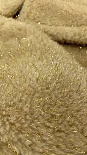 Max Mara Teddy Bear Coat Gold Thread - 2