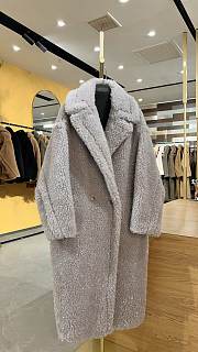 Max Mara Teddy Bear Coat Silver thread - 1