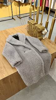 Max Mara Teddy Bear Coat Silver thread - 4