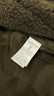 Max Mara Teddy Bear Coat Khaki Green - 6