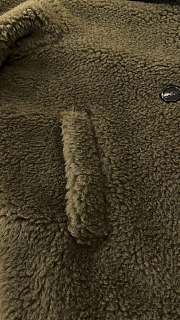 Max Mara Teddy Bear Coat Khaki Green - 2