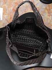Bottega Veneta Campana intrecciato leather shoulder bag fondant - 6