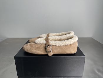 Alaia Ballet Shoes In Beige