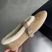 Alaia Ballet Shoes In Beige - 5