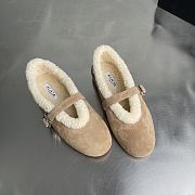 Alaia Ballet Shoes In Beige - 2