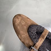 Alaia Ballet Shoes In Brown - 6