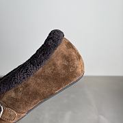 Alaia Ballet Shoes In Brown - 5