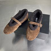 Alaia Ballet Shoes In Brown - 2