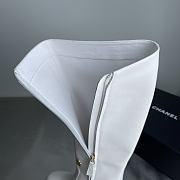 Chanel Double C Slim Fit Boots White - 6