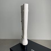 Chanel Double C Slim Fit Boots White - 5