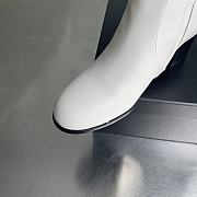 Chanel Double C Slim Fit Boots White - 3