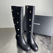Chanel Double C Slim Fit Boots Black - 4