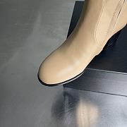 Chanel Double C Slim Fit Boots Beige - 4