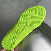 Balenciaga City Women's Flat Lace-up Casual Shoes Green - 5