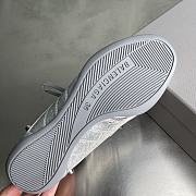 Balenciaga City Women's Flat Lace-up Casual Shoes Silver - 2