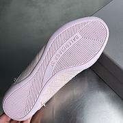 Balenciaga City Women's Flat Lace-up Casual Shoes Pink - 5